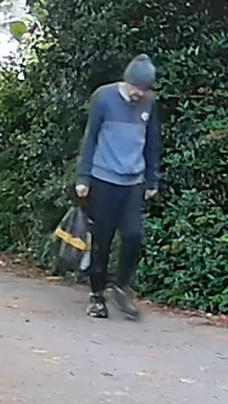 A CCTV image issued by Suffolk Police of a man they would like to speak to in connection with the murder of Anita Rose