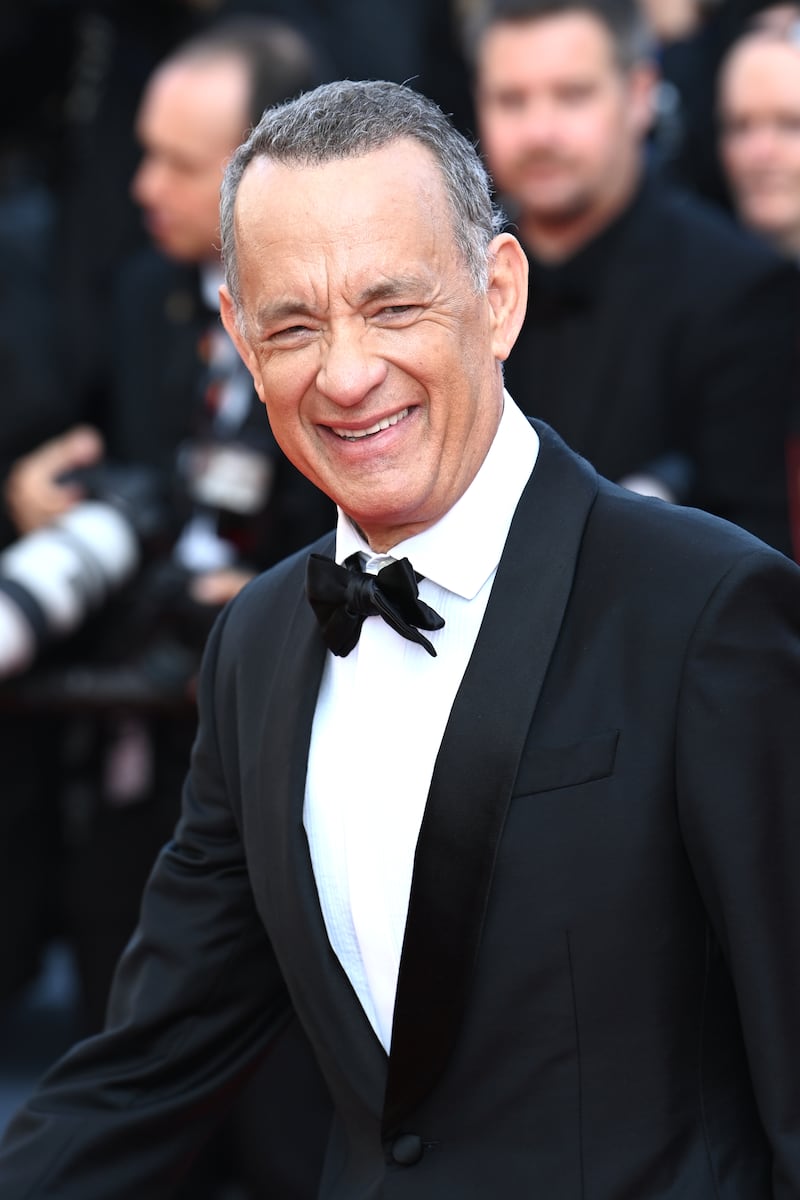 Tom Hanks voices Woody in the Toy Story franchise