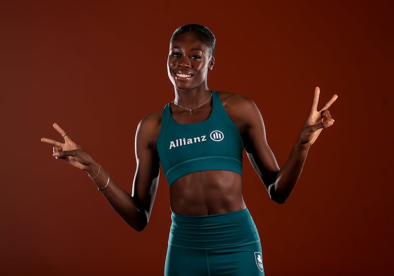 Allianz Ambassador Rhasidat Adeleke who finished fourth in the 400m Olympics final