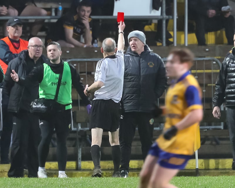 Erne Gaels manager Declan Bonner dismissed his late red card as "nonsense" as his side drew with Enniskillen Gaels to set up a third date for the Fermanagh SFC final