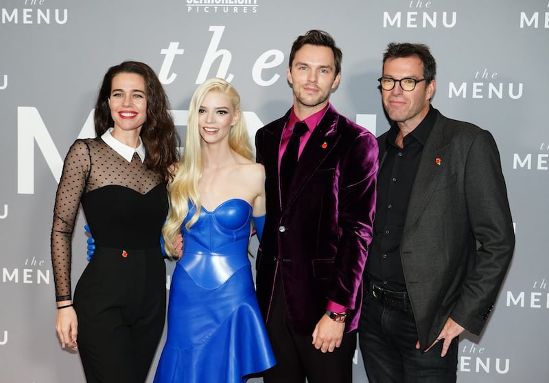 Betsy Koch, Anya Taylor-Joy, Nicholas Hoult and Mark Mylod