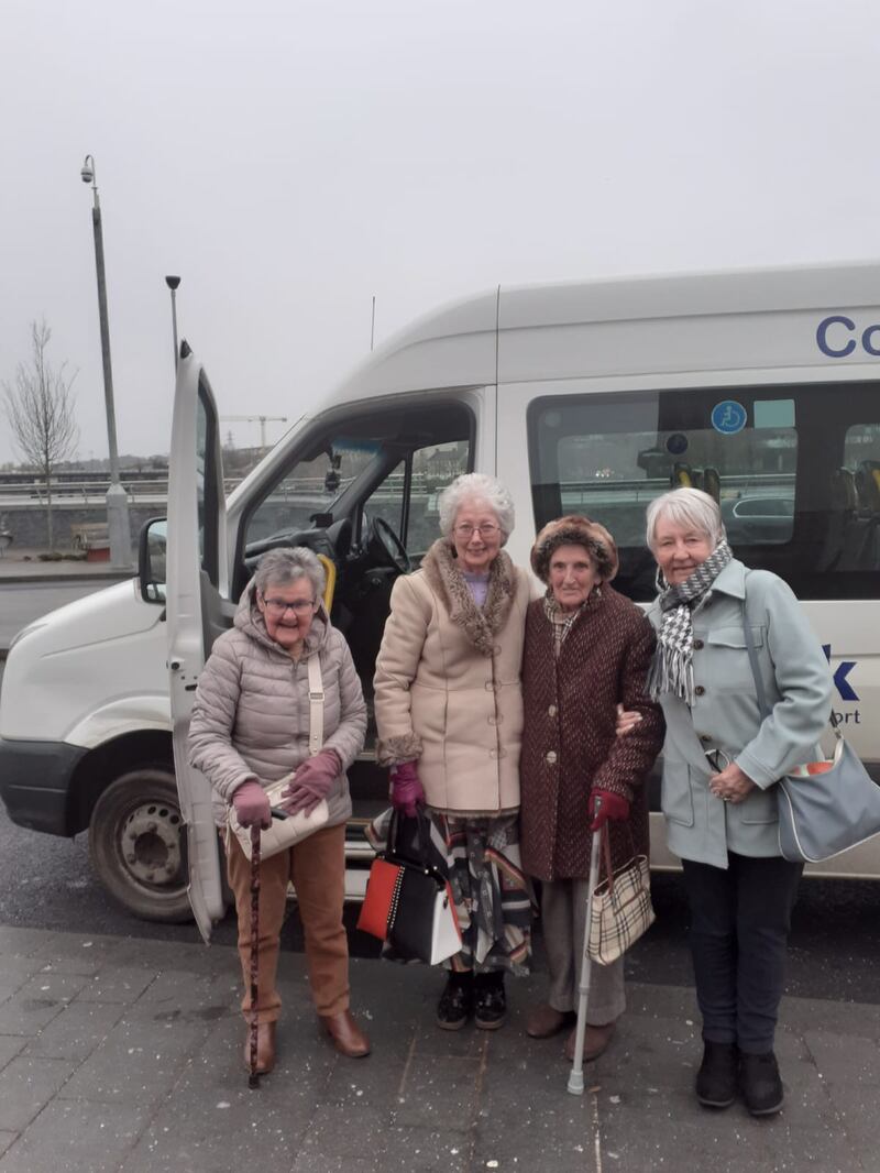 Some of Easilink Community Transport's service users.