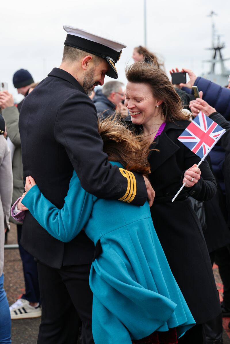 Some 200 sailors were aboard HMS Duncan