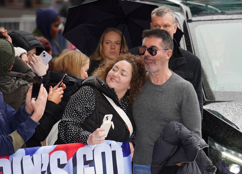 Simon Cowell arrives for Britain’s Got Talent auditions at The Lowry