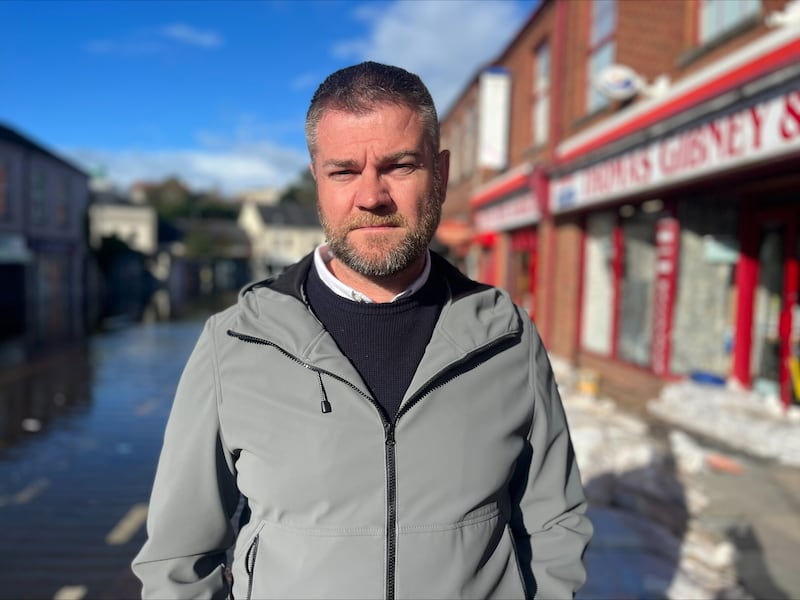 SDLP MLA Colin McGrath in Downpatrick. (Claudia Savage/PA).