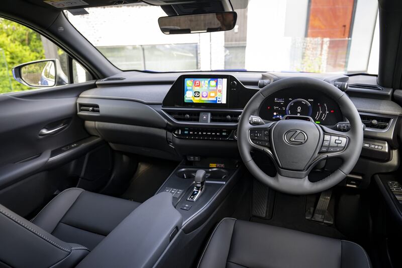 Inside has plush materials used throughout. (Credit: Lexus Media UK)