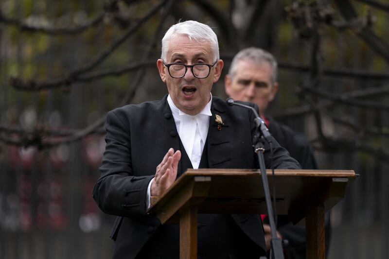 Speaker of the House of Commons, Sir Lindsay Hoyle