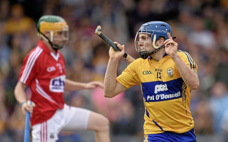 Shane O'Donnell in U21 action for Clare in 2014, having inspired their All-Ireland SHC triumph the previous year.