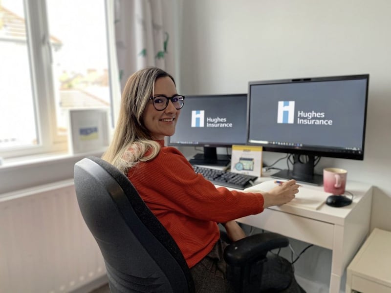 RIGHT AT HOME: Sarah Balmforth, head of human resources at Hughes Insurance 