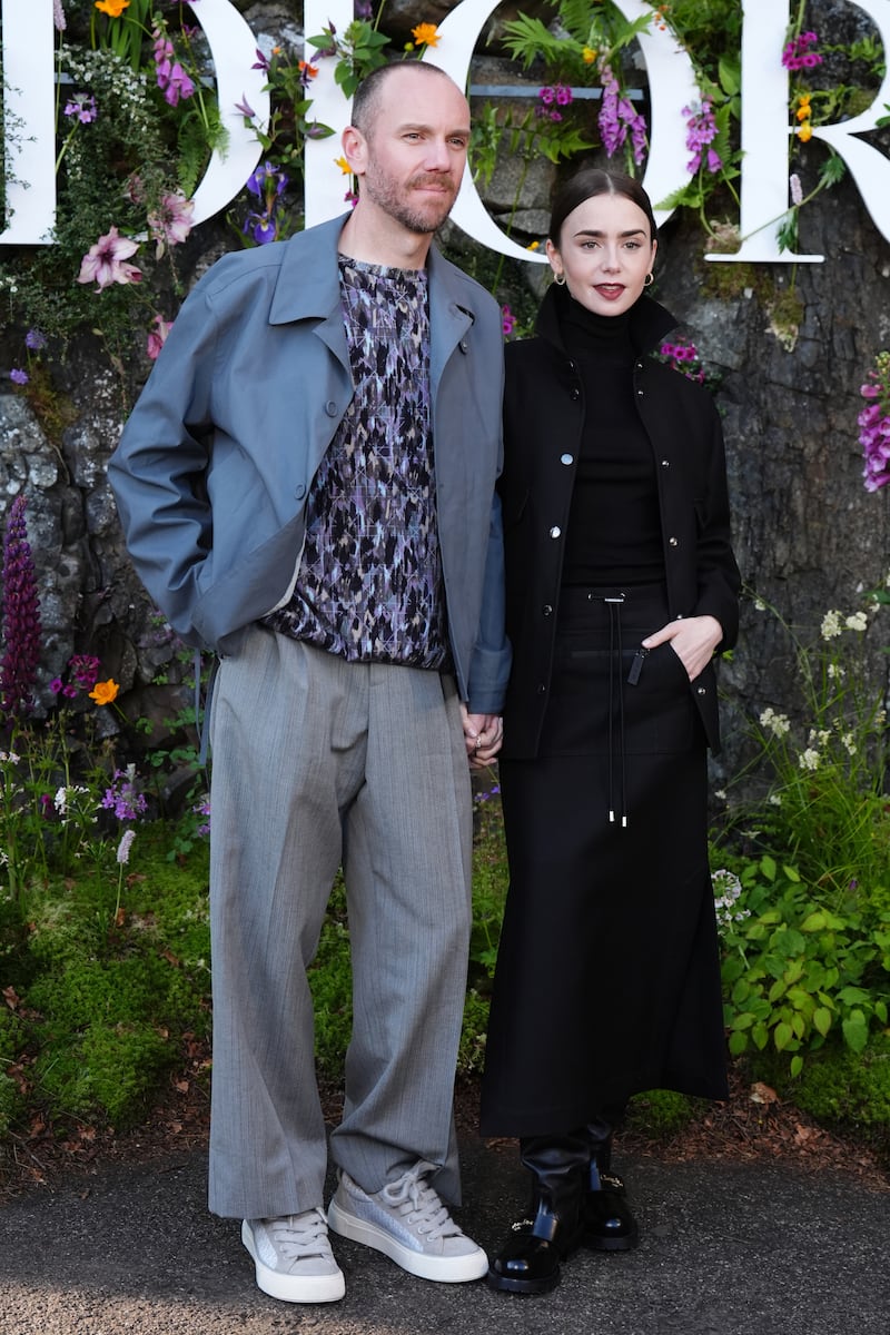 Charlie McDowell and Lily Collins