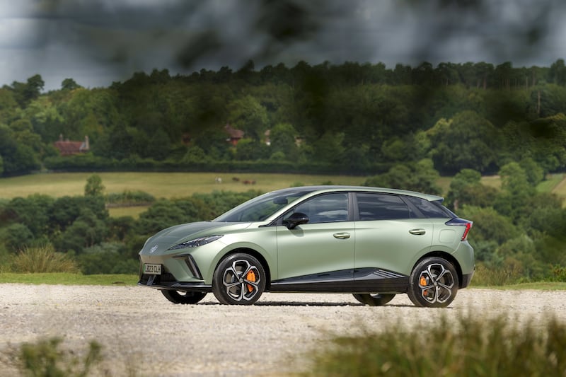 The MG4 Power is an electric hot hatch. (MG)