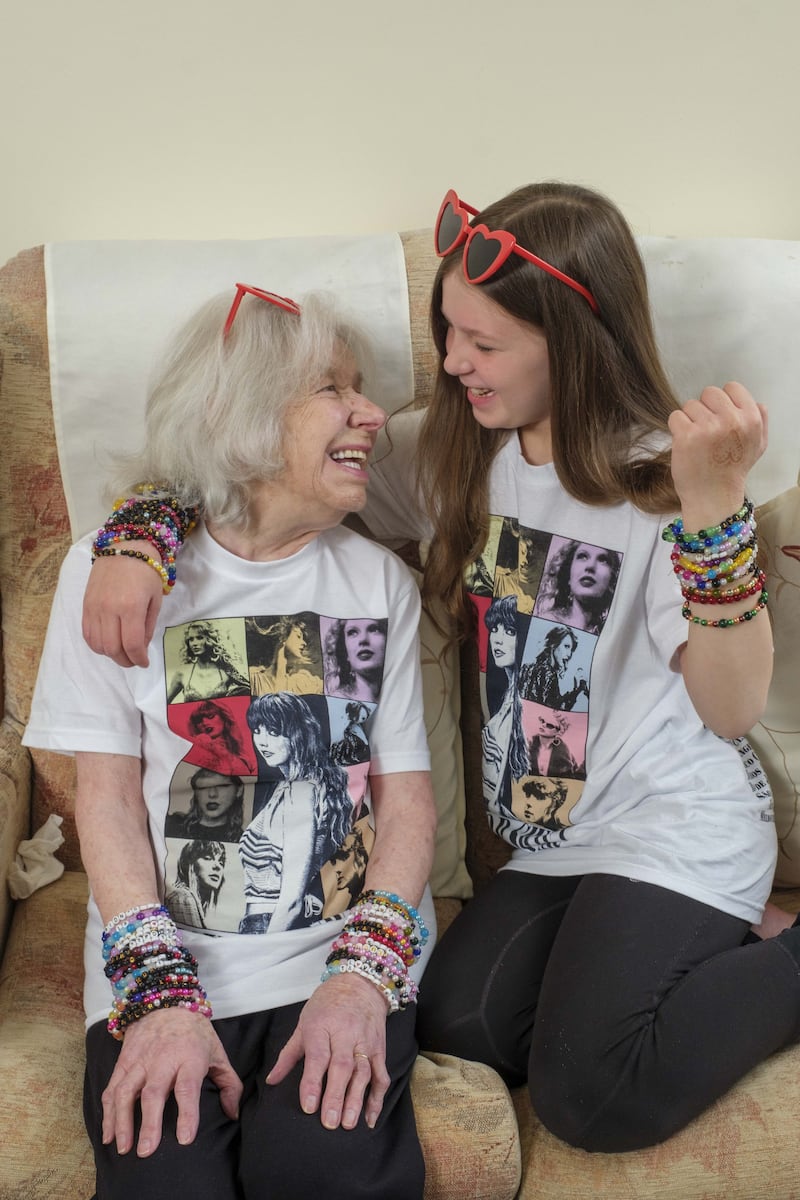 Devon with her grandmother, Margaret