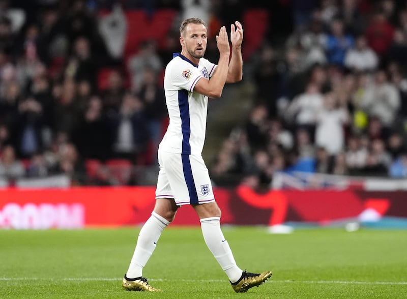 Kane was substituted after a spectacular Wembley double