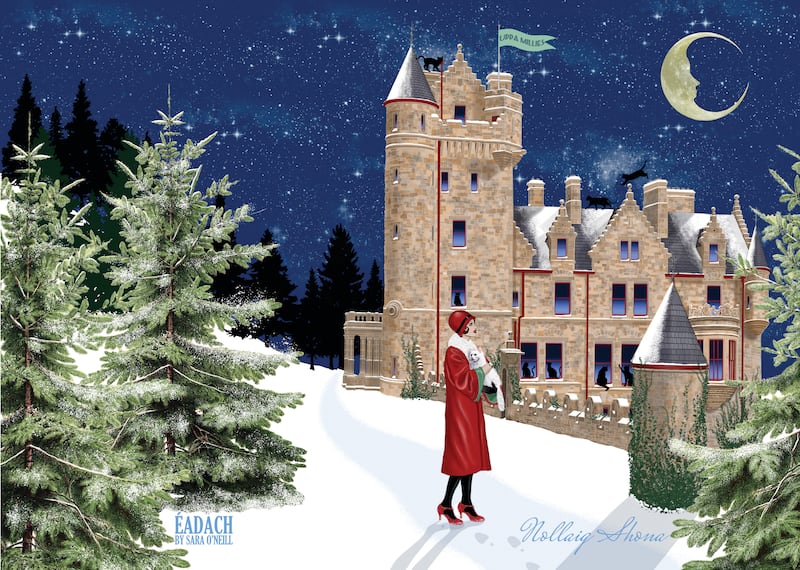 Belfast Castle is among the settings for the festive card collection. PICTURE: SARA O'NEILL