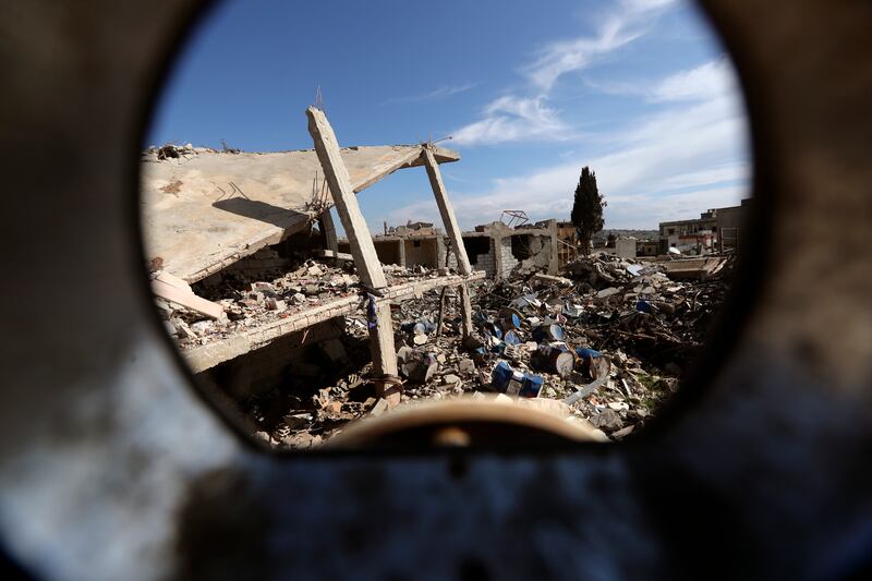 Members of the UN peacekeeping mission in Lebanon (Unifil) said Israeli tanks and bulldozers have unexpectedly moved and set up several roadblocks (AP Photo/Mohammed Zaatari)