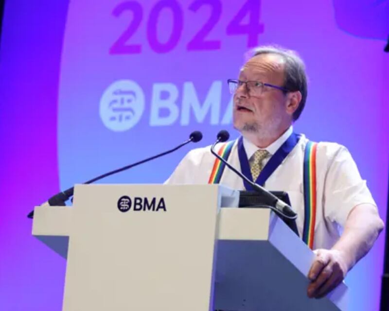 Dr Philip Banfield, Chairman of the BMA Council. PICTURE: BMA