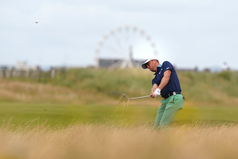 Justin Thomas enjoyed a 14-shot improvement on the front nine on day three of the 152nd Open