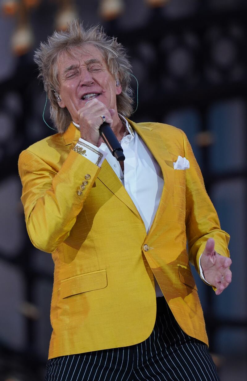 Sir Rod Stewart has often paid tribute to Ukraine during his shows