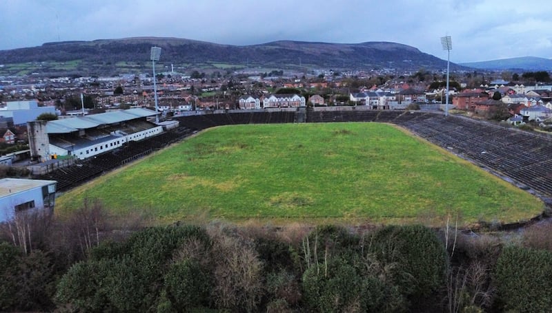 Casement Park in Belfast , Ulster GAA ha announced that it will commence necessary maintenance and pre-enabling works ahead of the Development works for the new Casement park.
PICTURE COLM LENAGHAN