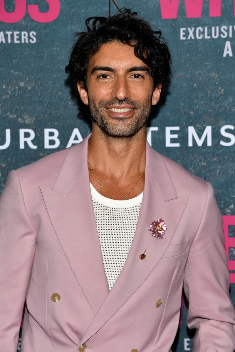 Justin Baldoni attends the world premiere of It Ends With Us (Evan Agostini/Invision/AP)