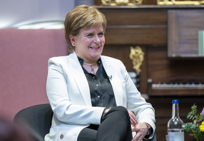 Former first minister Nicola Sturgeon will join Val McDermid for the literary event