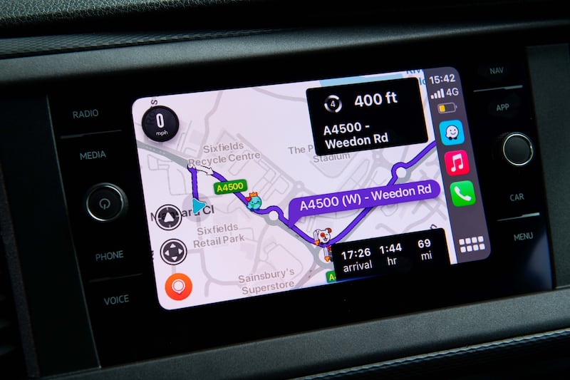 Planning your journey with satellite navigation will save you time and hassle. (VWCV)