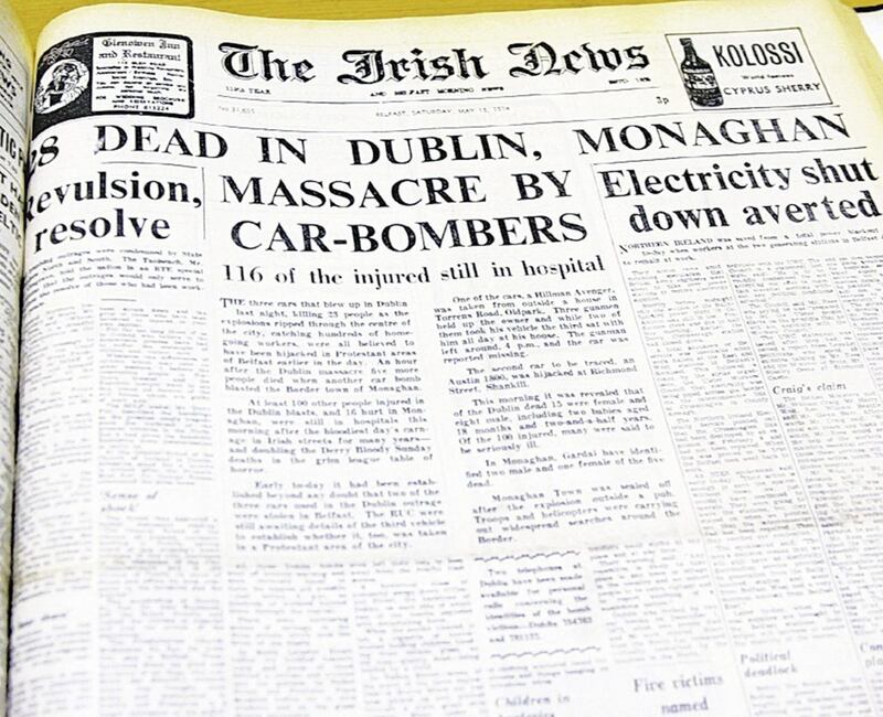 See ragout/ dublin/monaghan bombs  10/12/03. 