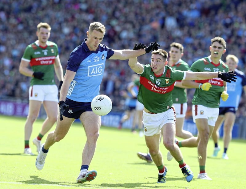 Dublin's kicking game used against Mayo won't be as effective against a packed Monaghan defence.