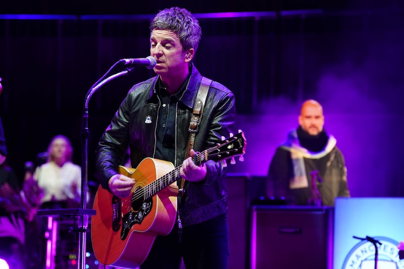 Noel Gallagher on stage