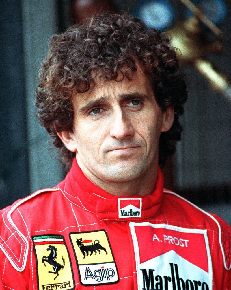 Alain Prost battled memorably with Ayrton Senna