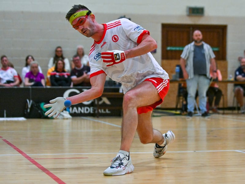 Conor McElduff in action in the colours of his native Tyrone.