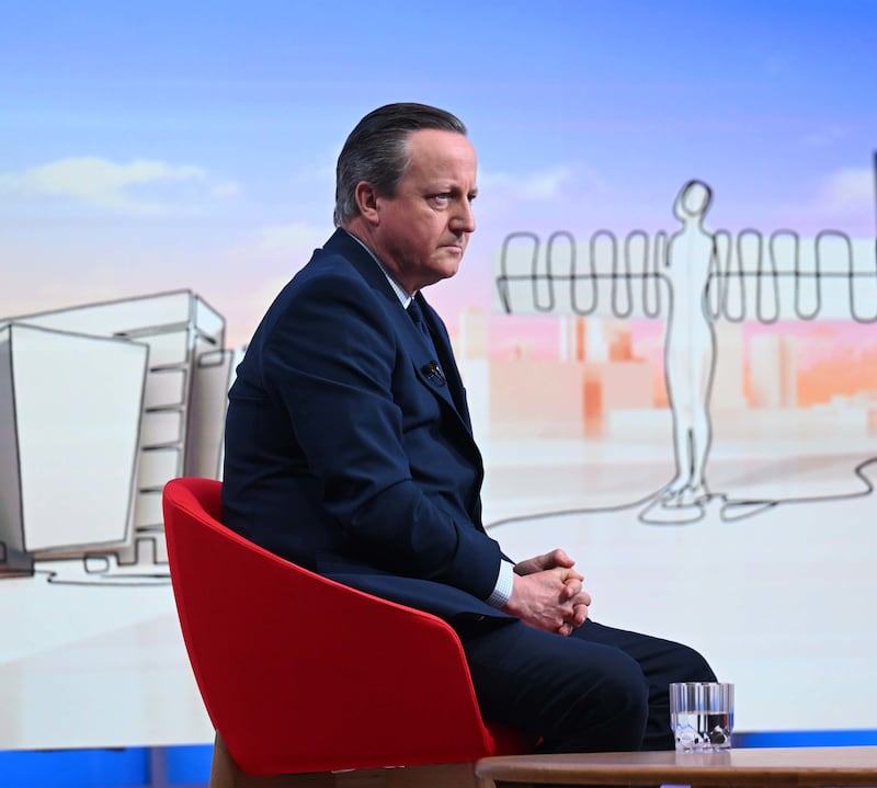 Lord David Cameron condemned Hamas over the footage