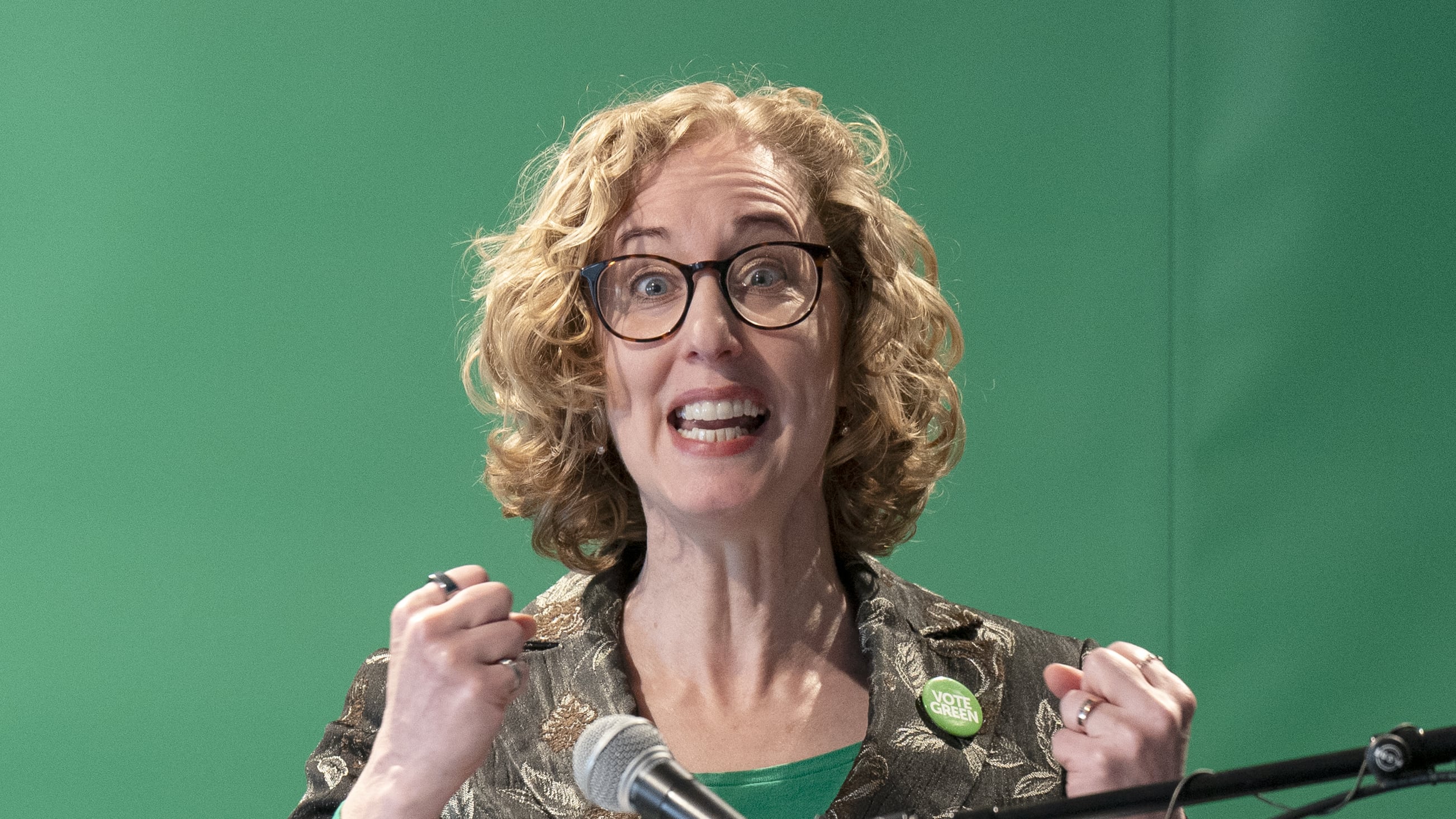 Lorna Slater, the co-leader of the Scottish Greens