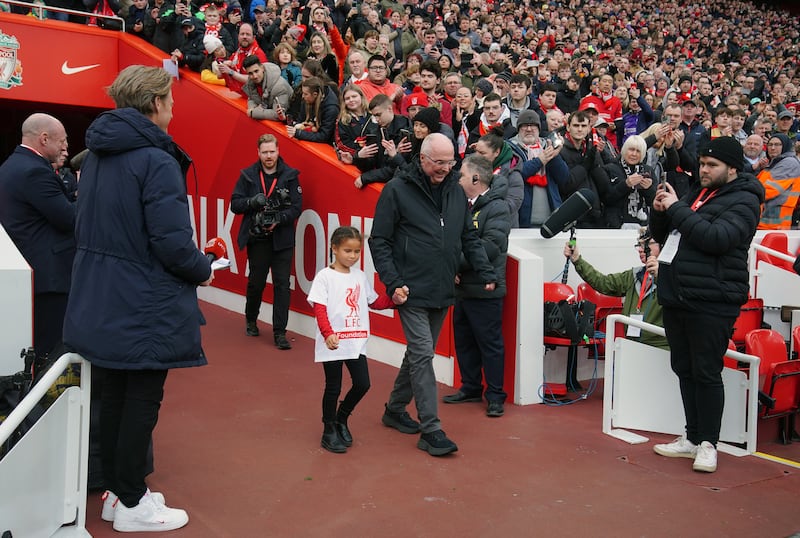 Eriksson fulfilled a dream by leading a Liverpool side at Anfield