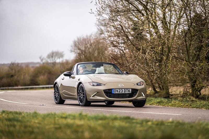 The MX-5 is an affordable two-seater sports car. (Mazda)