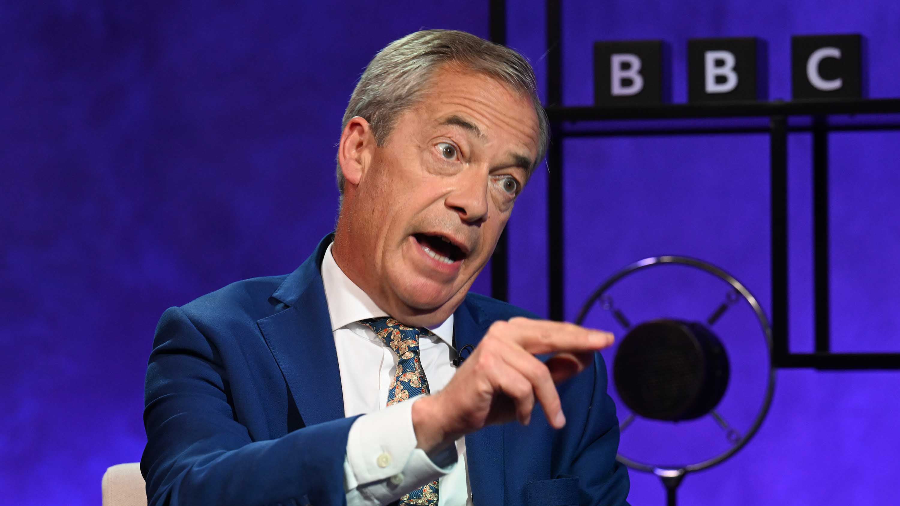Nigel Farage has been accused of being a Putin apologist