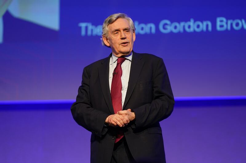 Former prime minister Gordon Brown has been honoured by Charles