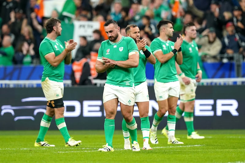 Ireland lost to New Zealand at last year’s World Cup