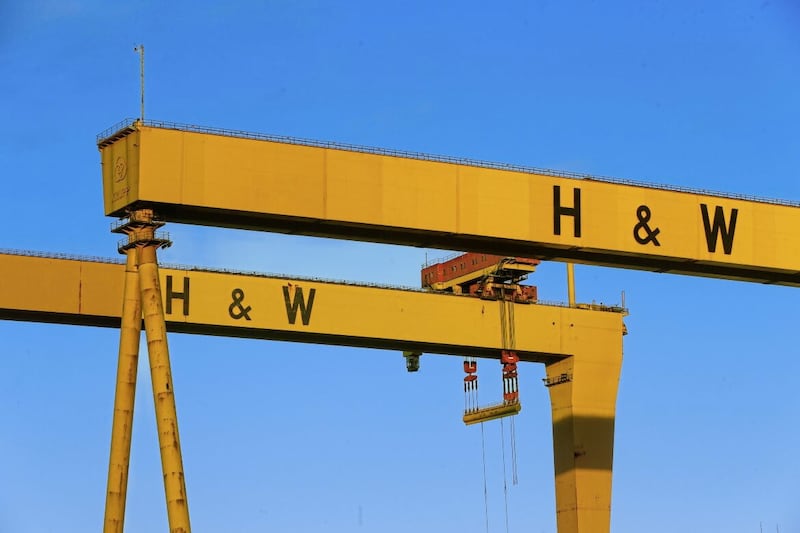 Harland & Wolff Group Holdings, which owns the famous Belfast shipyard, reported rising revenues in the first half of 2023, but its losses still came in at around £16m. Picture by Mal McCann. 