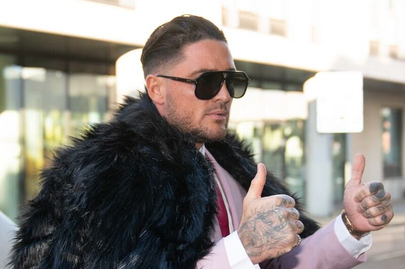 Stephen Bear was jailed for 21 months for sharing a private video on OnlyFans (Joe Giddens/PA)