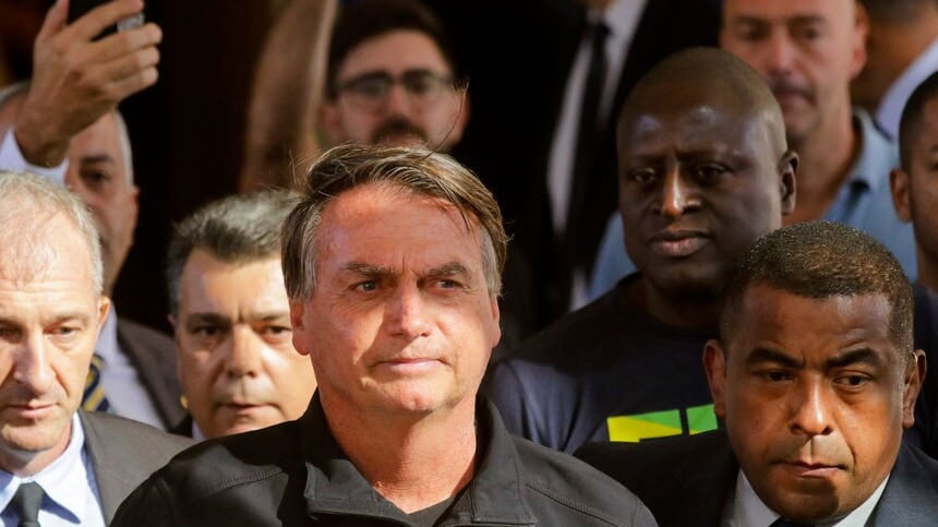 Jair Bolsonaro is a former president of Brazil (AP)