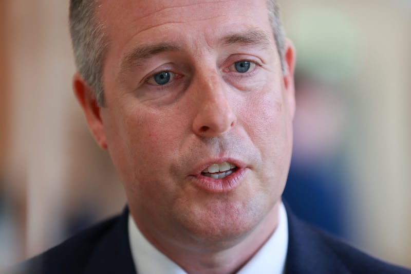 Education Minister Paul Givan outlined the proposed legislation (Liam McBurney/P)A