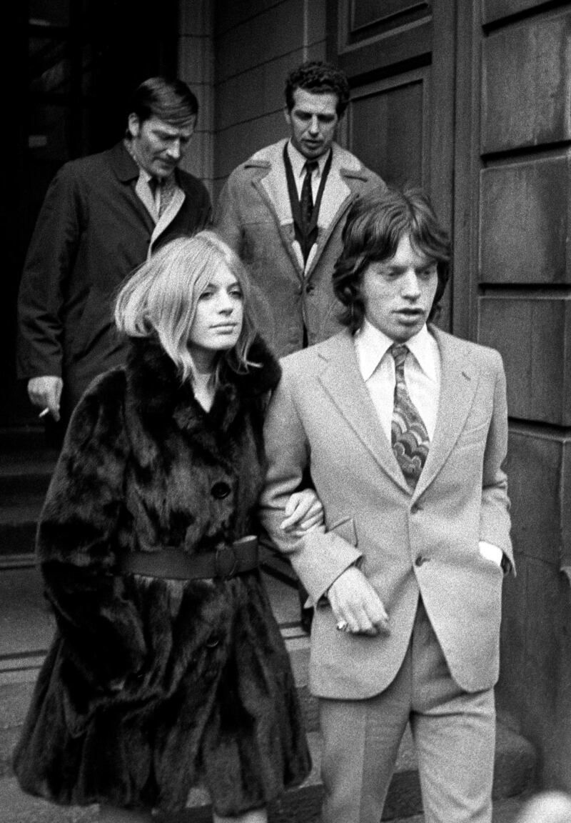 Mick Jagger and Marianne Faithfull