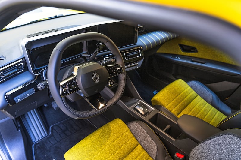 The interior has the same colourful charm as the exterior