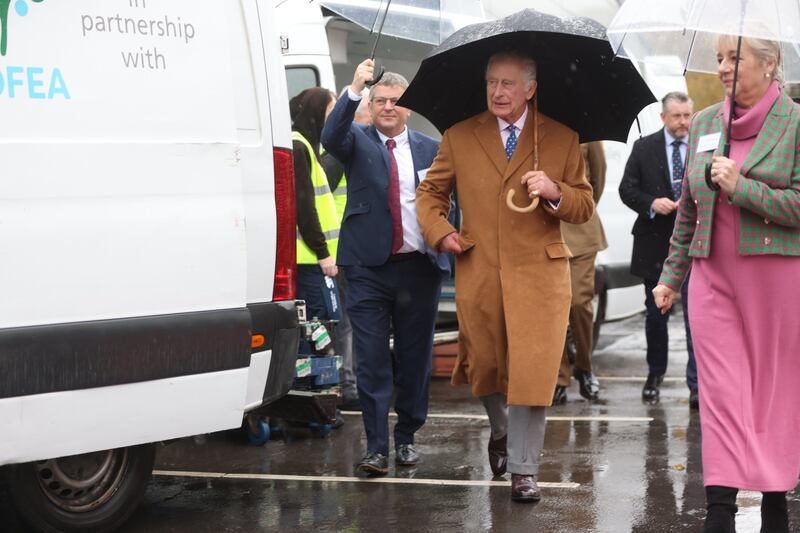 The King at the launch of the Coronation Food Project in 2023