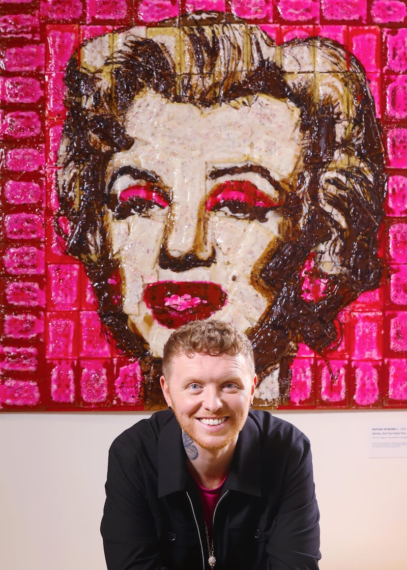 Welsh artist Nathan Wyburn created the Marilyn Monroe portrait to celebrate the 60th anniversary of Kellogg’s Pop Tarts (Joe Pepler/Pinpep)