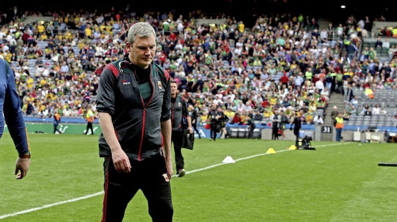 Mayo's manager James Horan  Picture Seamus Loughran.