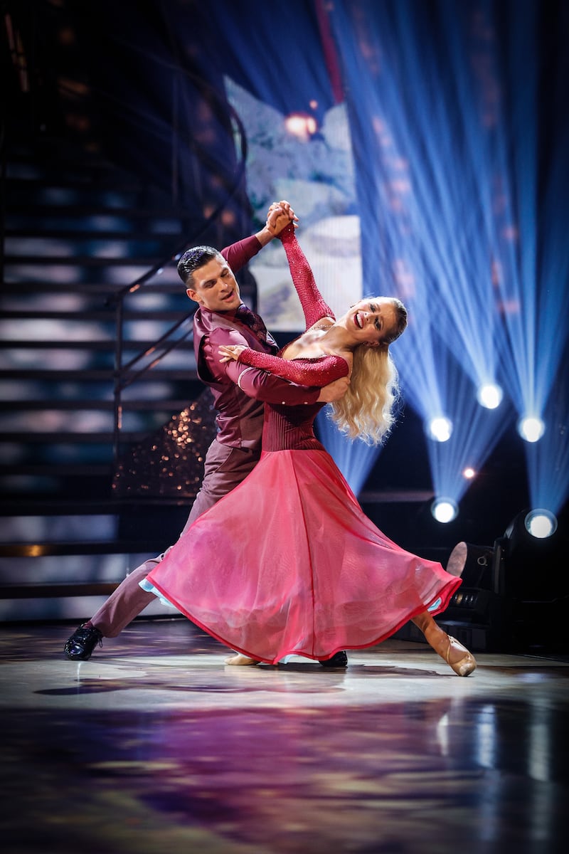 Tasha Ghouri and Aljaz Skorjanec