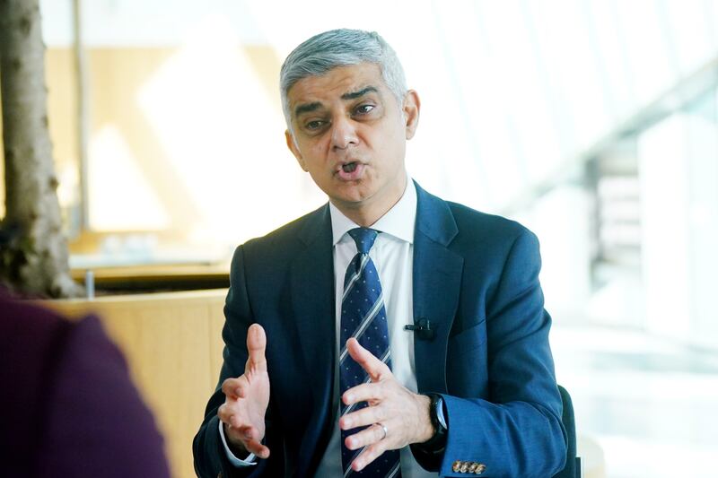 Mayor of London Sadiq Khan said Lee Anderson has ‘poured petrol on the fires of hatred’