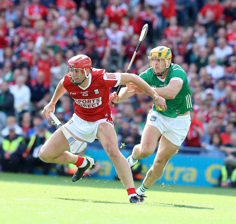 Cork's Brian Hayes and Limerick's Dan Morrissey